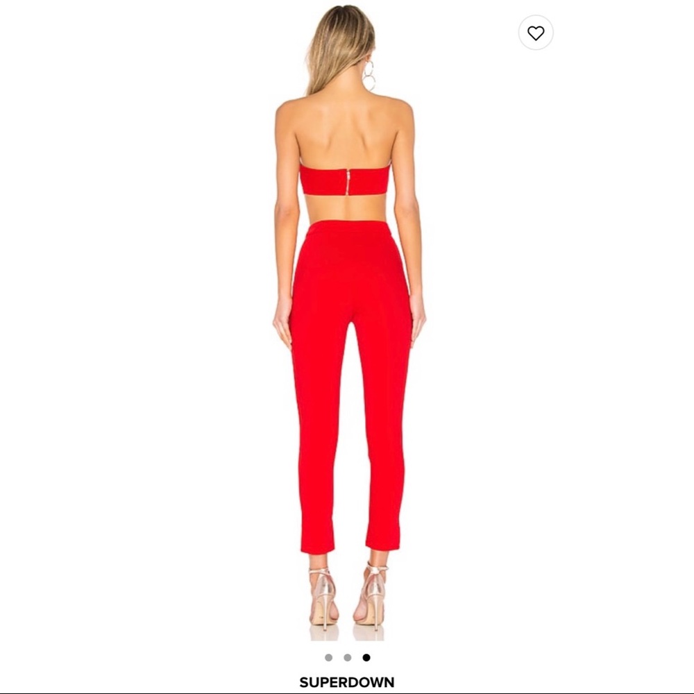 Superdown Red Two Piece Set - Picture 2 of 7